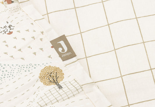 Housse de couette et taie 100x140cm Tiny Park