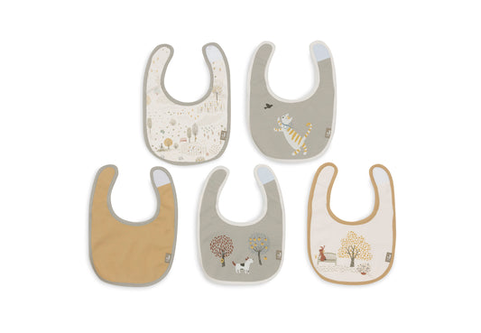 Bavoir Jersey imperméable Tiny Park (5pack)