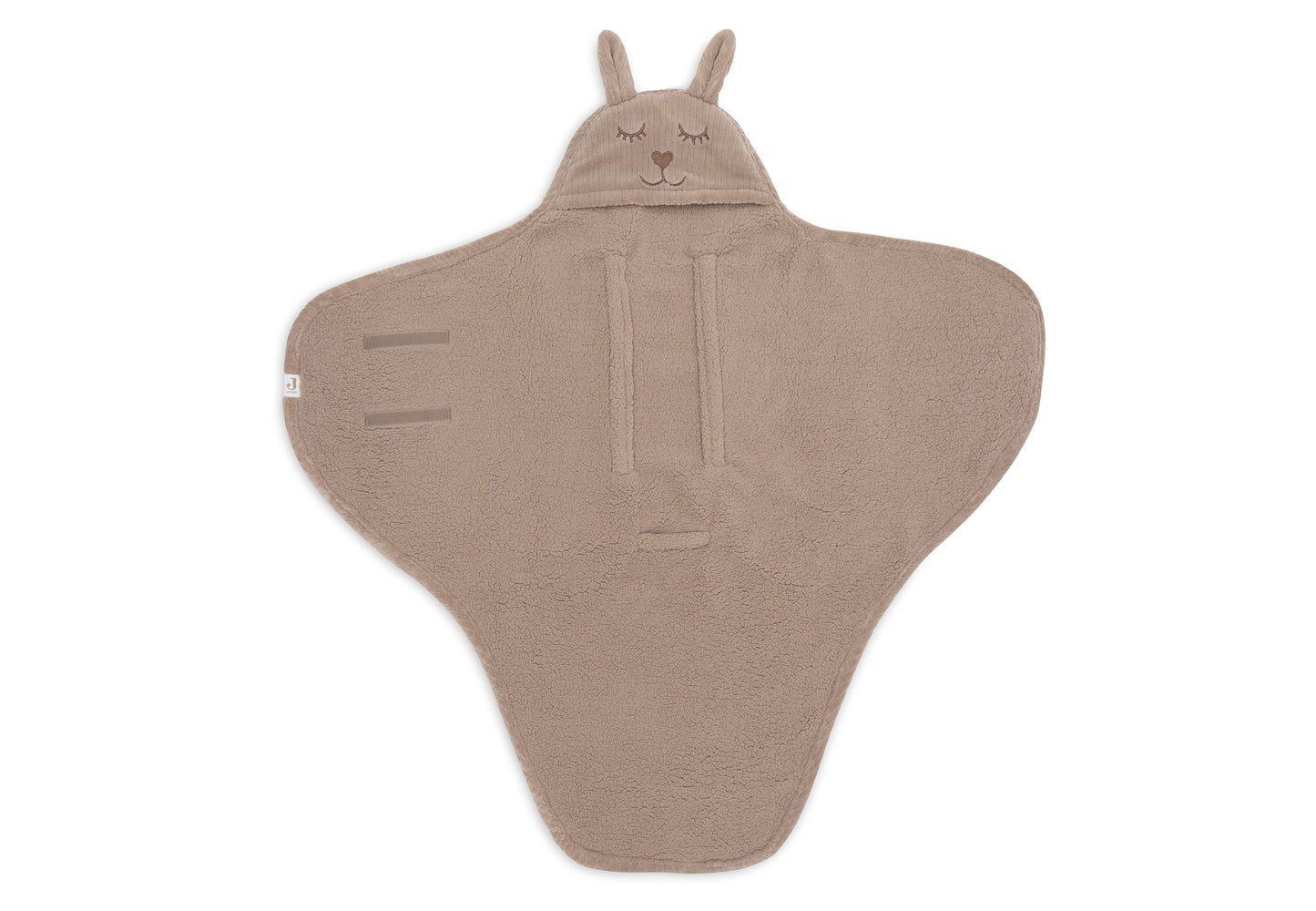 Couverture portefeuille Bunny Cloudy Rib Milky Coffee