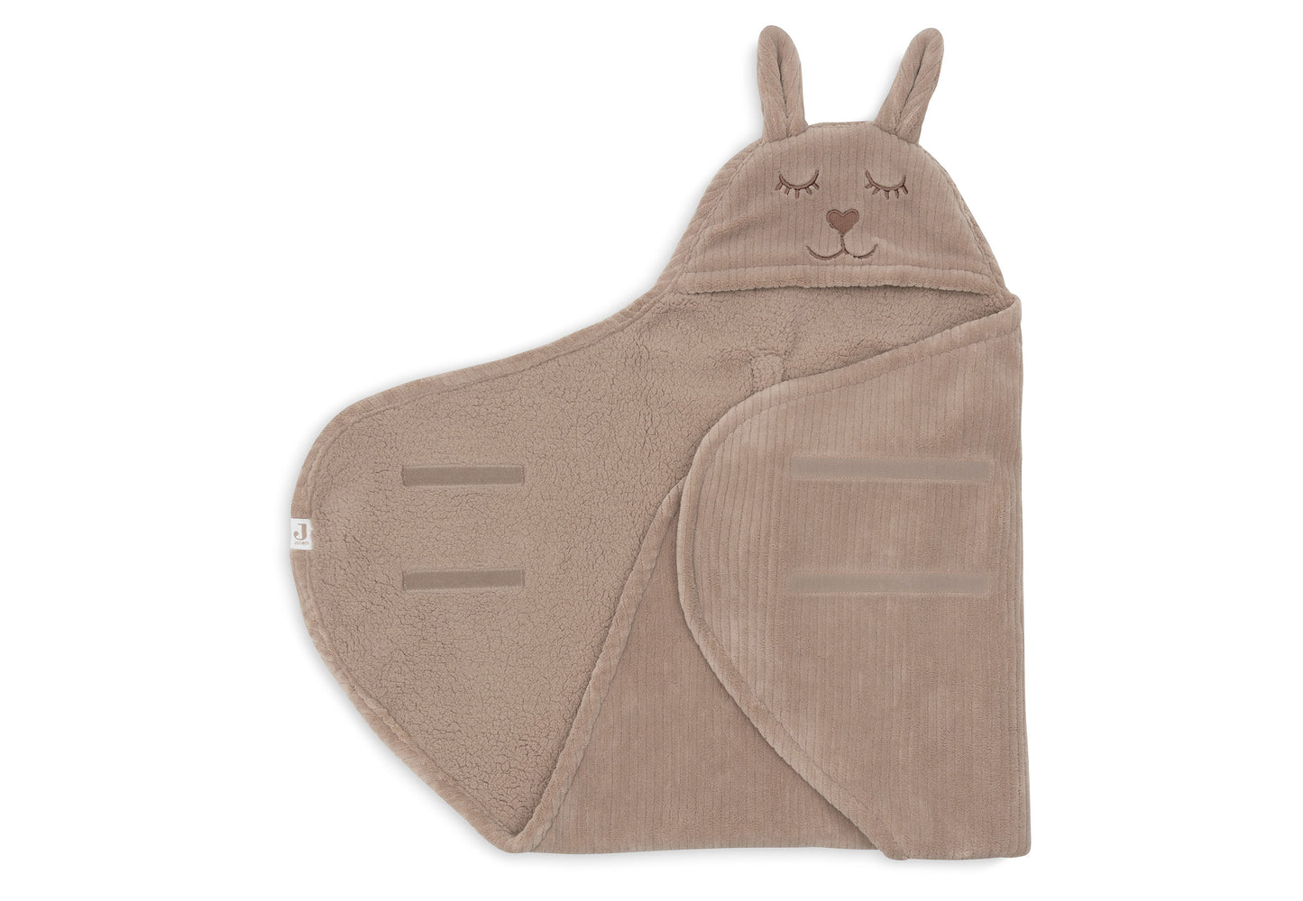 Couverture portefeuille Bunny Cloudy Rib Milky Coffee