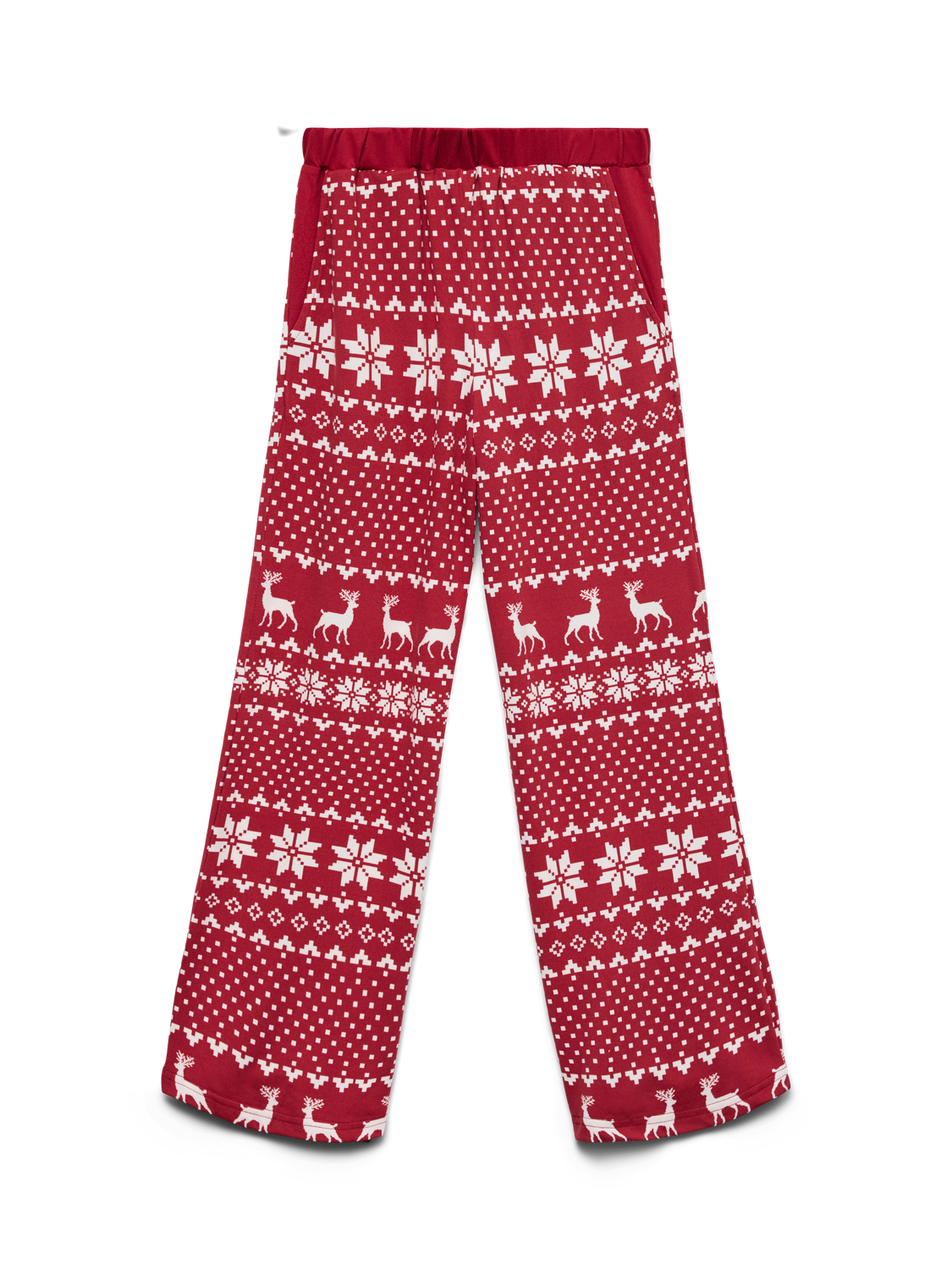 Pantalons Vero moda girl Vmchris hw straight pants jrs xmas girl
