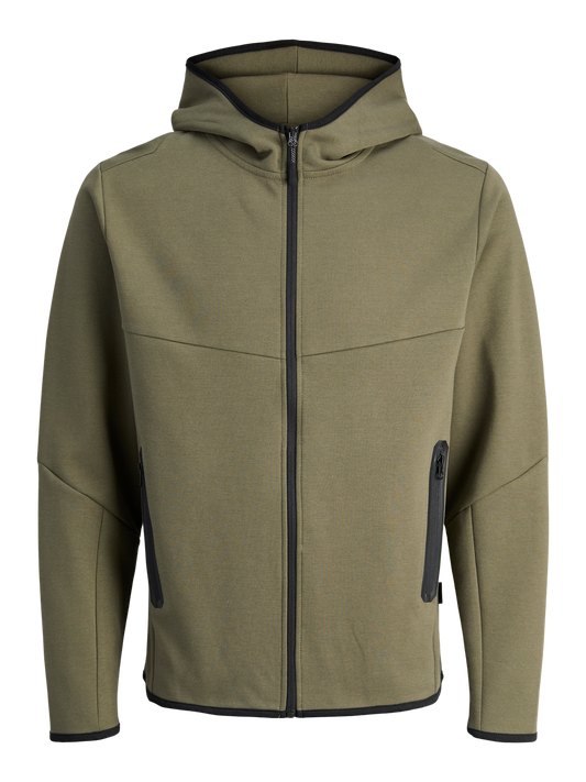 Cardigans en molleton Jack&jones junior Jcofusion sweat zip hood noos jnr