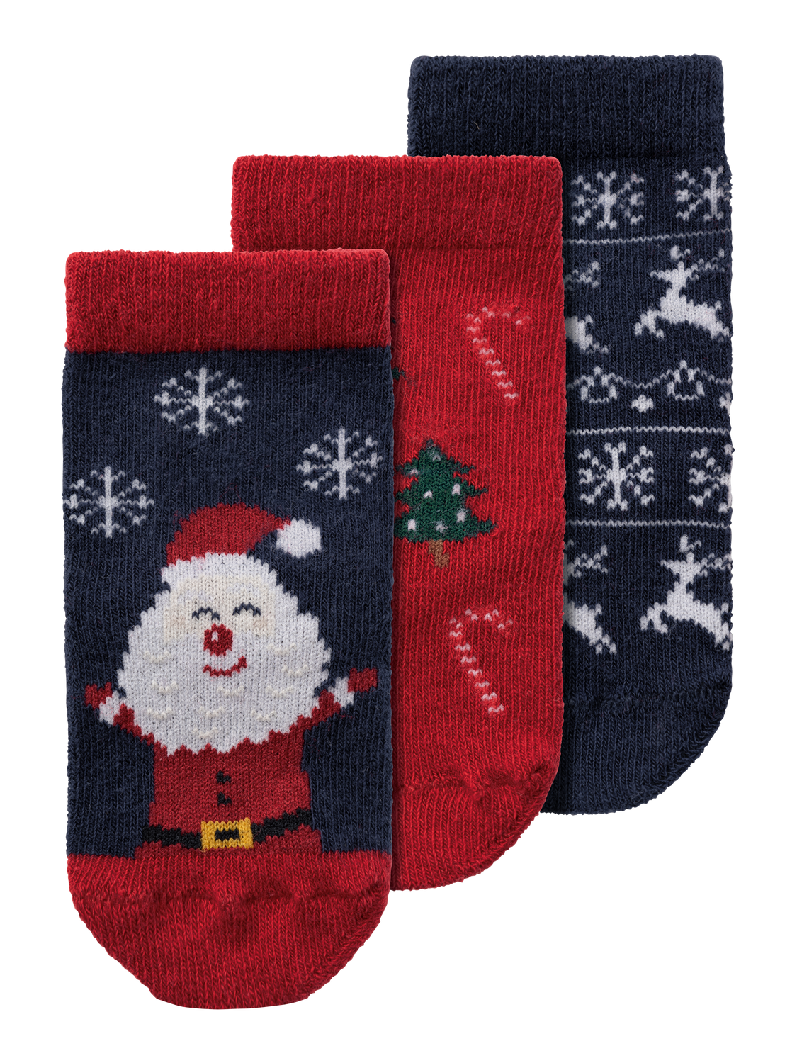 Chaussettes Name it baby Nbnrichristmas 3p sock