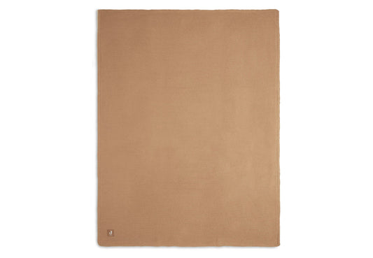 Couverture Berceau 75x100cm Basic Knit - Biscuit/Fleece