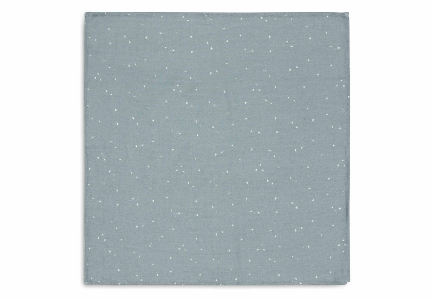 Lange Gaze de Coton Small 70x70cm Twinkling - Sea Green - 3 Unités