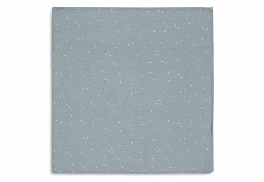 Lange Gaze de Coton Small 70x70cm Twinkling - Sea Green - 3 Unités