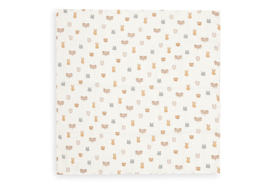 Lange gaze de Coton Small 70x70cm Jollein - Jollies - 3 Unités - détail
