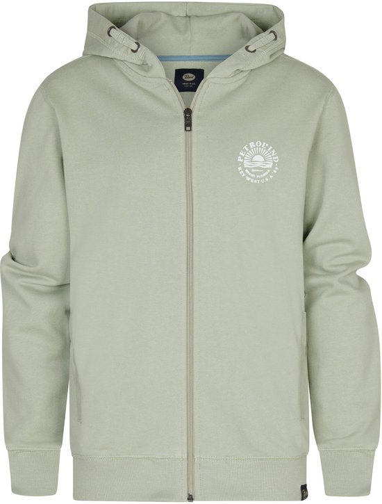 Sweat à capuche Petrol Industries zip Desert Sage