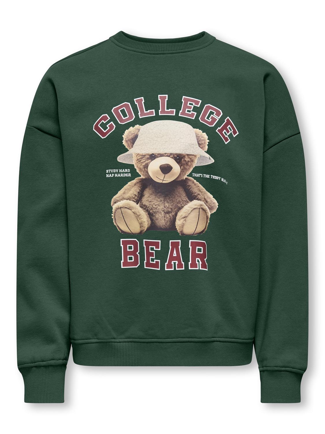 Sweat-shirt Kids only girl Kogbila l/s ovz bear o-neck swt noos