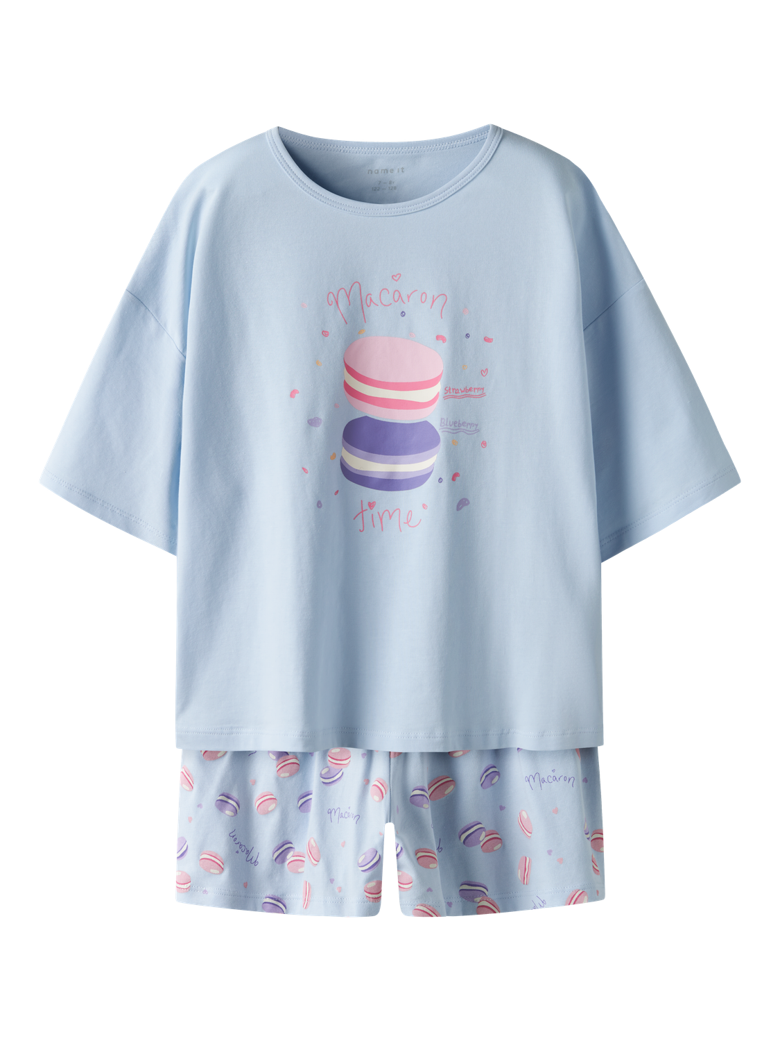 Ensembles pyjama Name it kids Nkfnightset boxy macaron noos