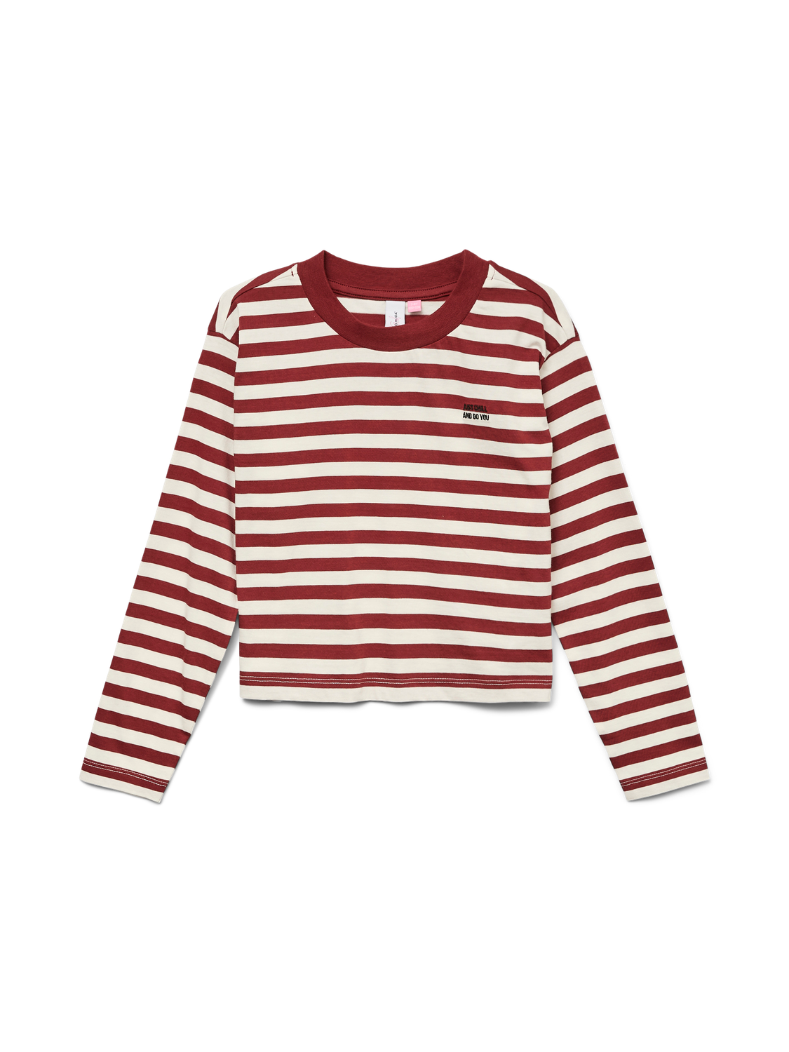 Tops Vero moda girl Vmleila stripe ls short top girl noos