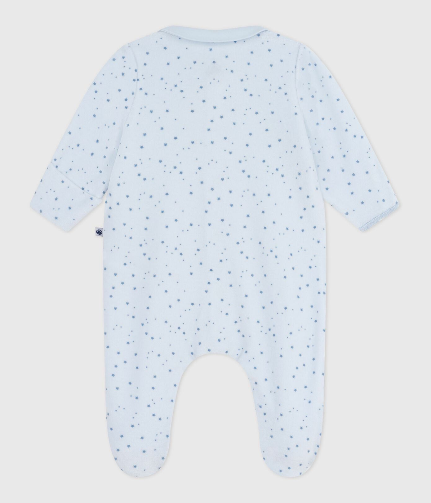 Dors-bien mixte en velours à col PETIT BATEAU