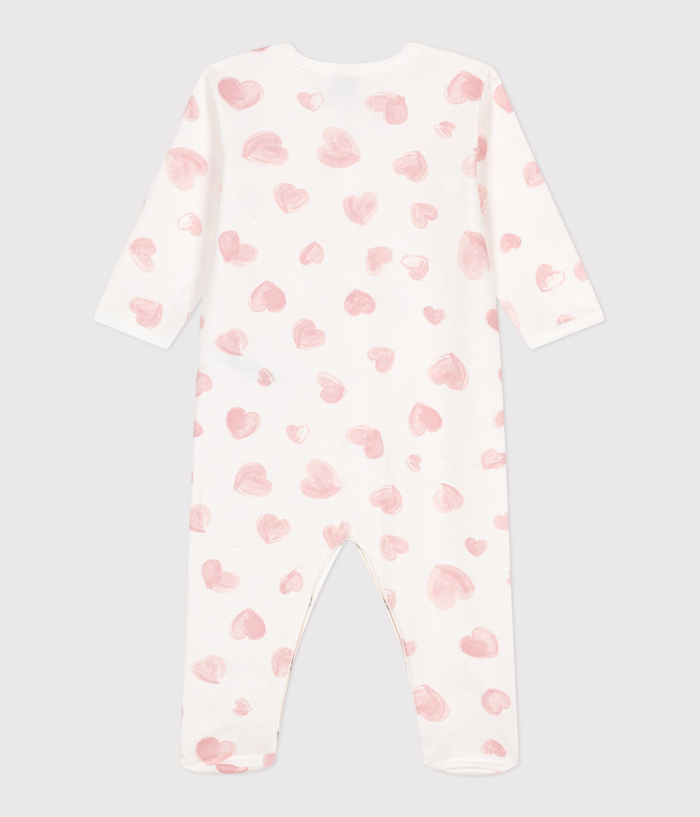 Dors-bien fille en molleton PETIT BATEAU cœurs