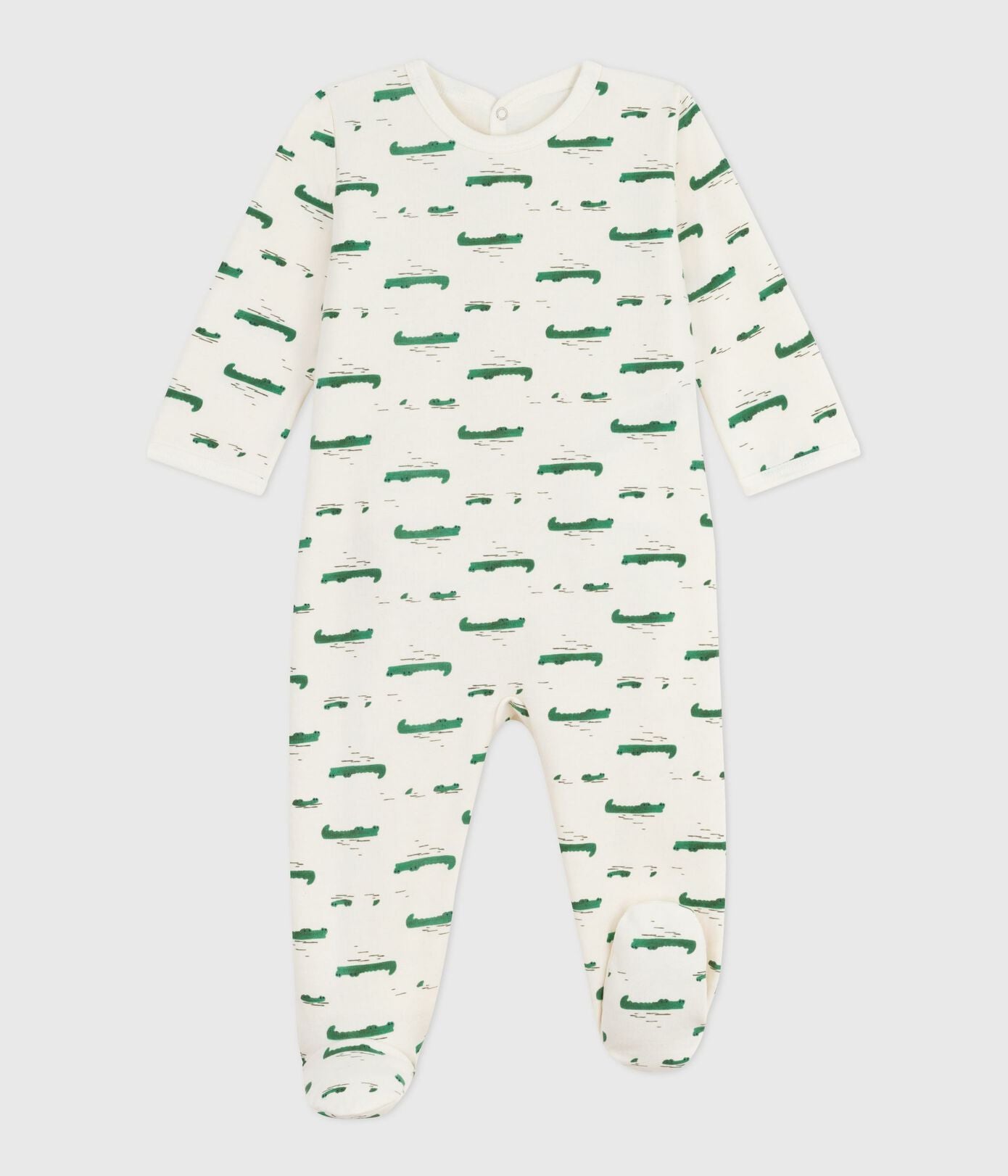 Dors-bien mixte en molleton PETIT BATEAU croco
