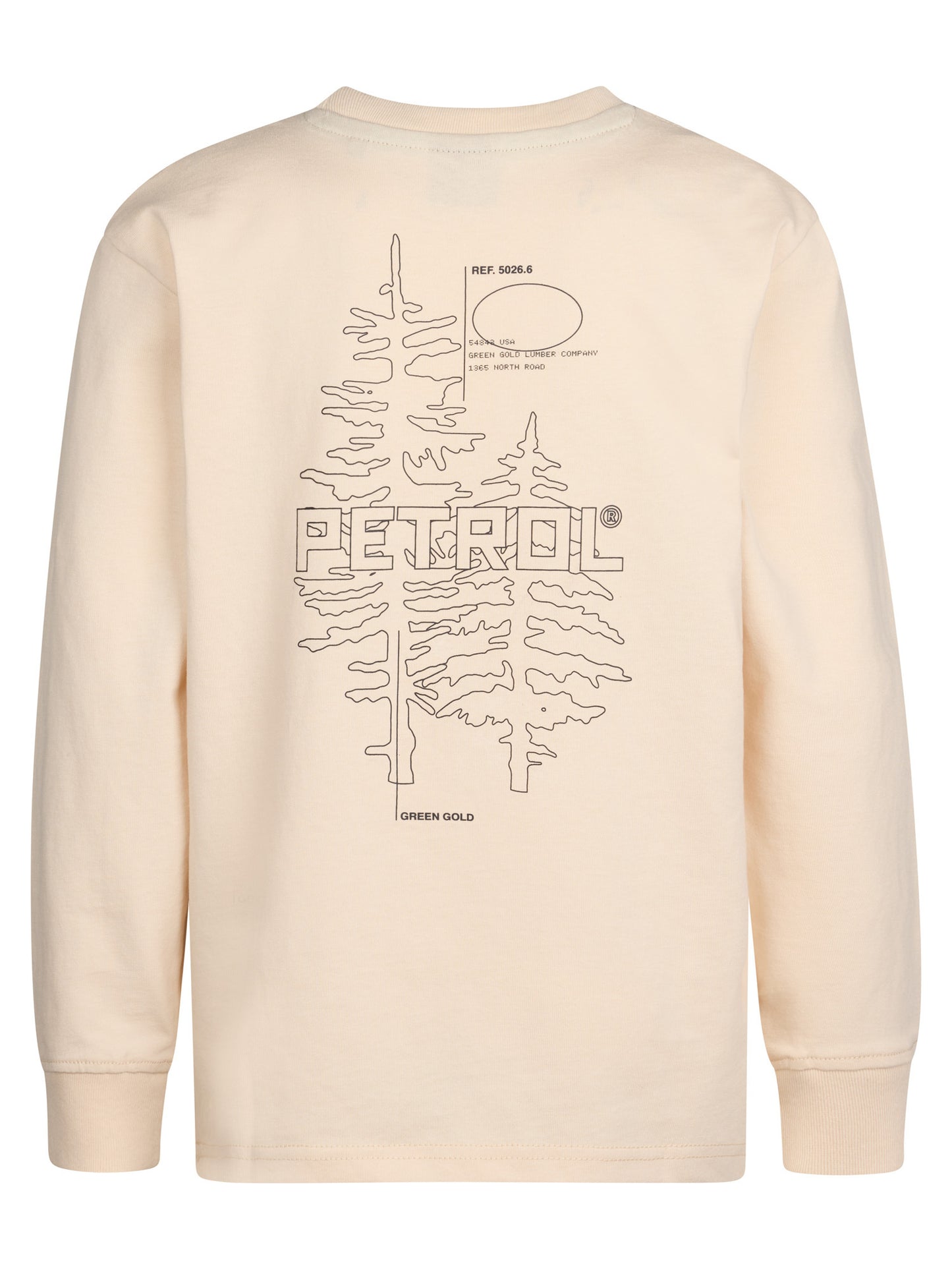 T-Shirt LS Classic Print PETROL INDUSTRIES B-3050-TLR631