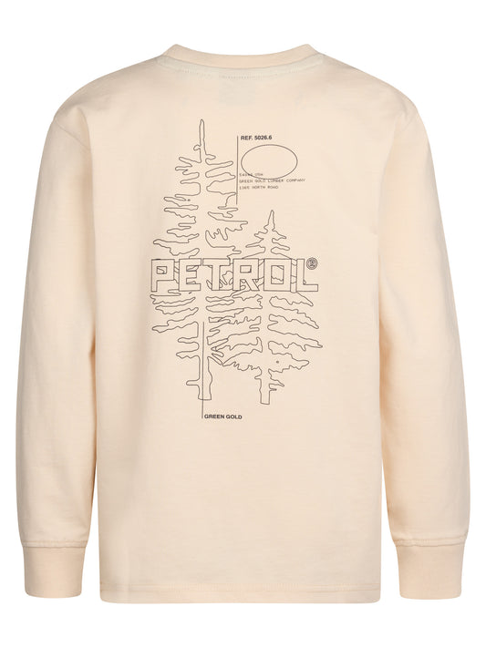 T-Shirt LS Classic Print PETROL INDUSTRIES B-3050-TLR631