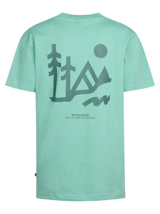 T-shirt Classic Print PETROL INDUSTRIES B-3050-TSR679