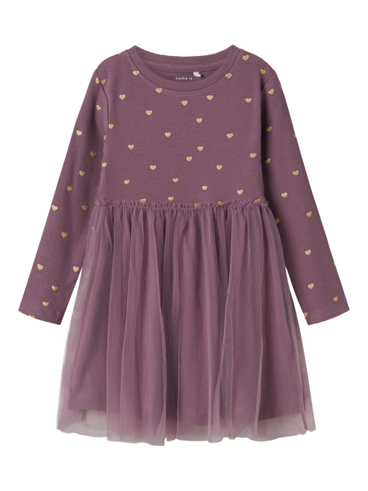 Robe midi Name it mini Nmfnadja ls dress noos