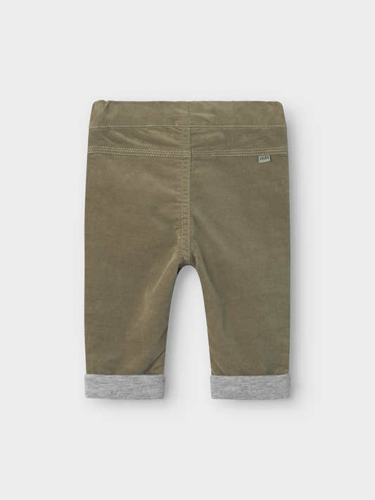 Pantalons Name it baby Nbmben regular cord wl pant 6720 yt n