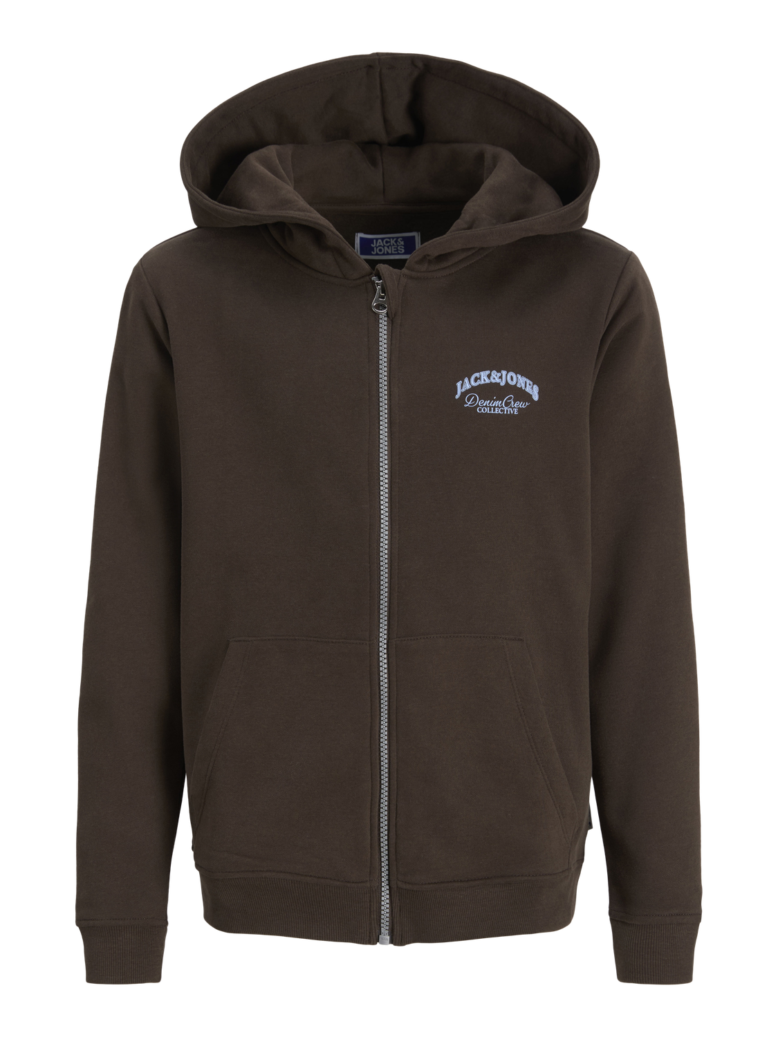 Sweat-shirt Jack&jones junior Jjebrandes backp rlx sweat zip hood jnr