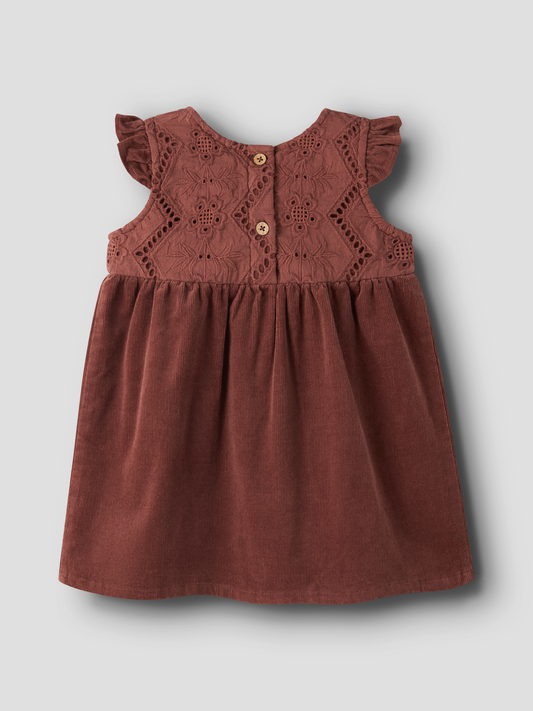 Jupe à bretelles en velours côtelé bébé fille Lil' Atelier - Onellas