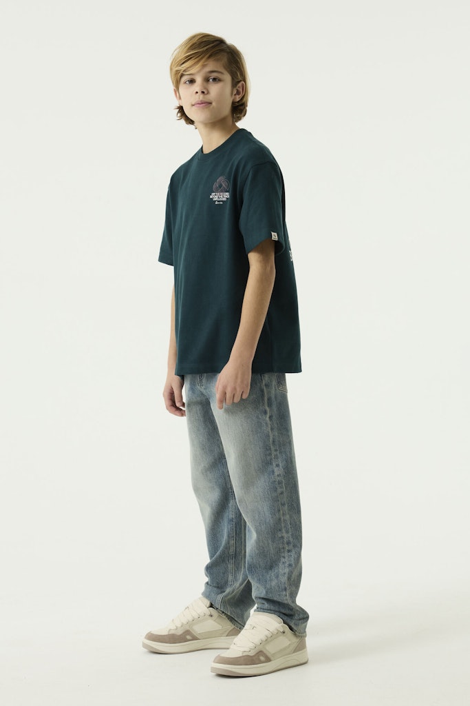 T-shirt garçon bleu sarcelle Garcia - U263400