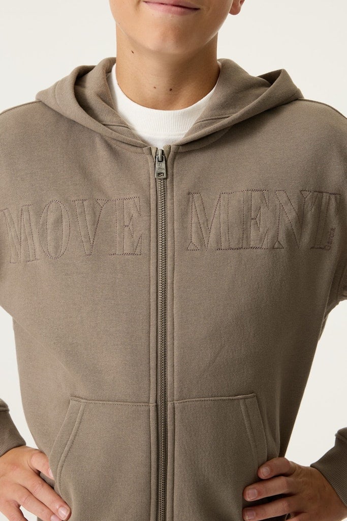 Cardigan GARCIA N263665-5068 taupe grey