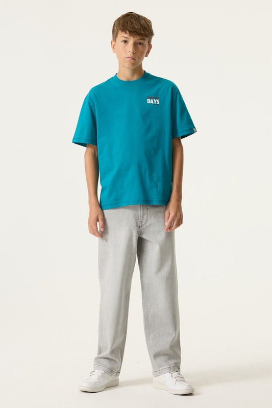 T-shirt GARCIA O263405-6750 teal blue