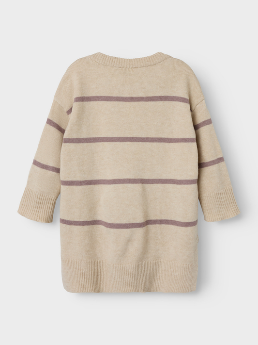 Robe midi Name it mini Nmfodett ls boxy knit dress - birth