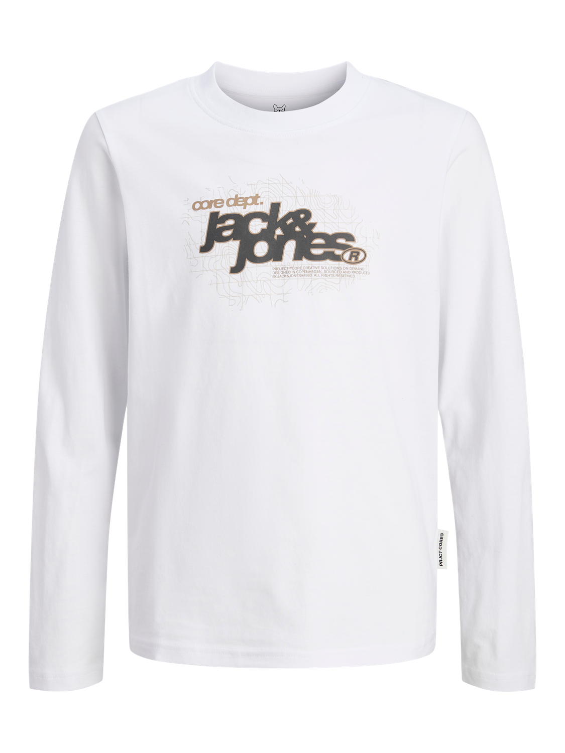 T-shirts Jack&jones junior Jcogrid branding tee ls crew neck jnr