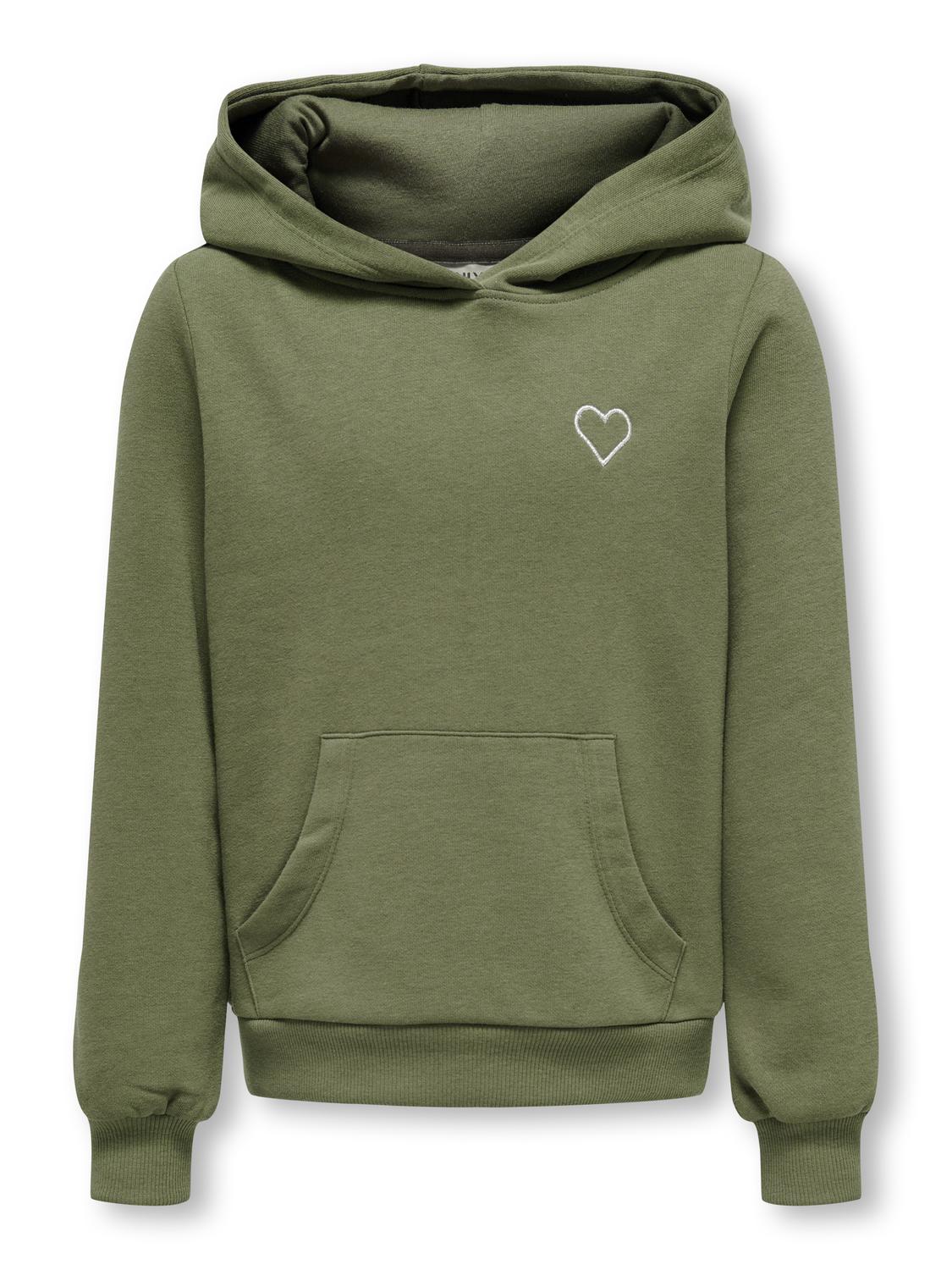 Cardigans en molleton Kids only girl Kognoomi life ls glitt heart hoos cs swt