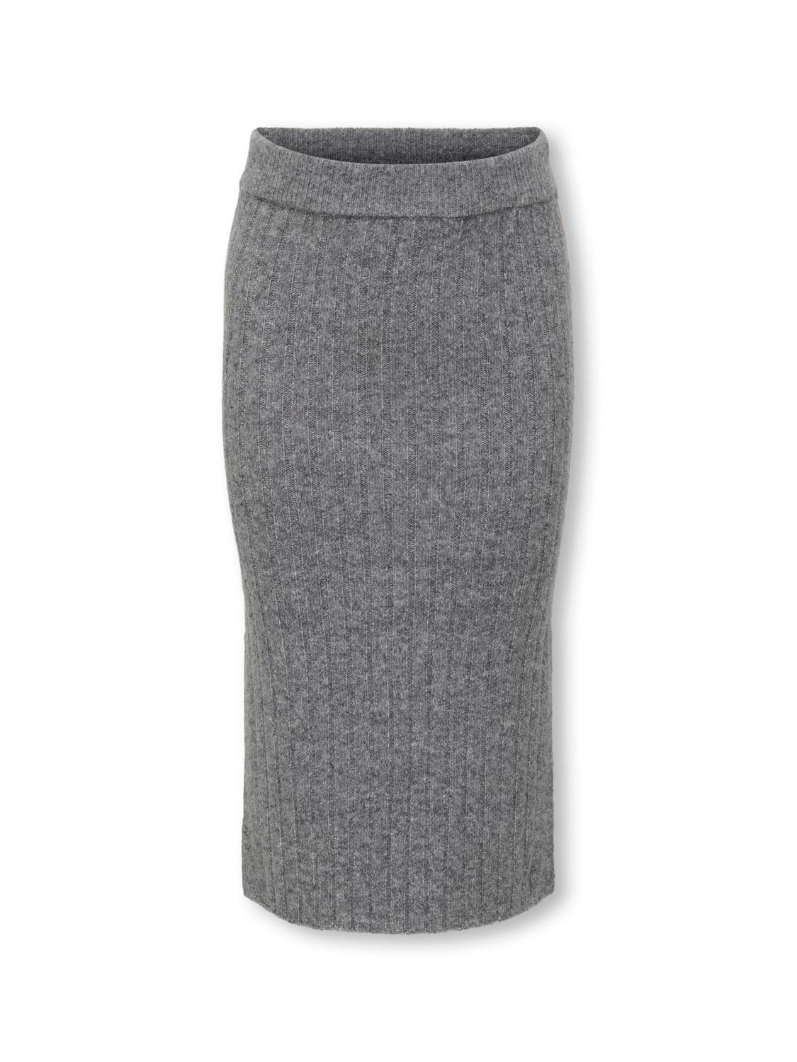 Jupe longue Kids only girl Kogjeanett life rib long skirt cp knt