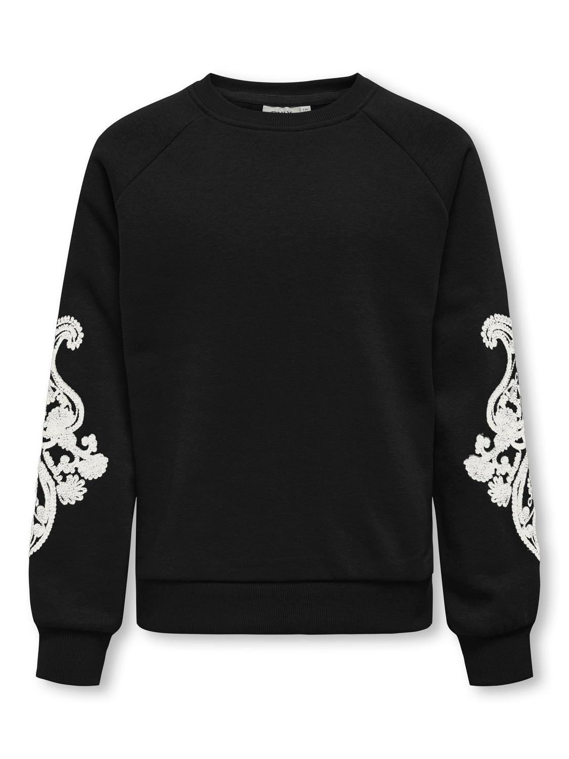 Sweat-shirt Kids only girl Kogeaston life l/s embroidery swt