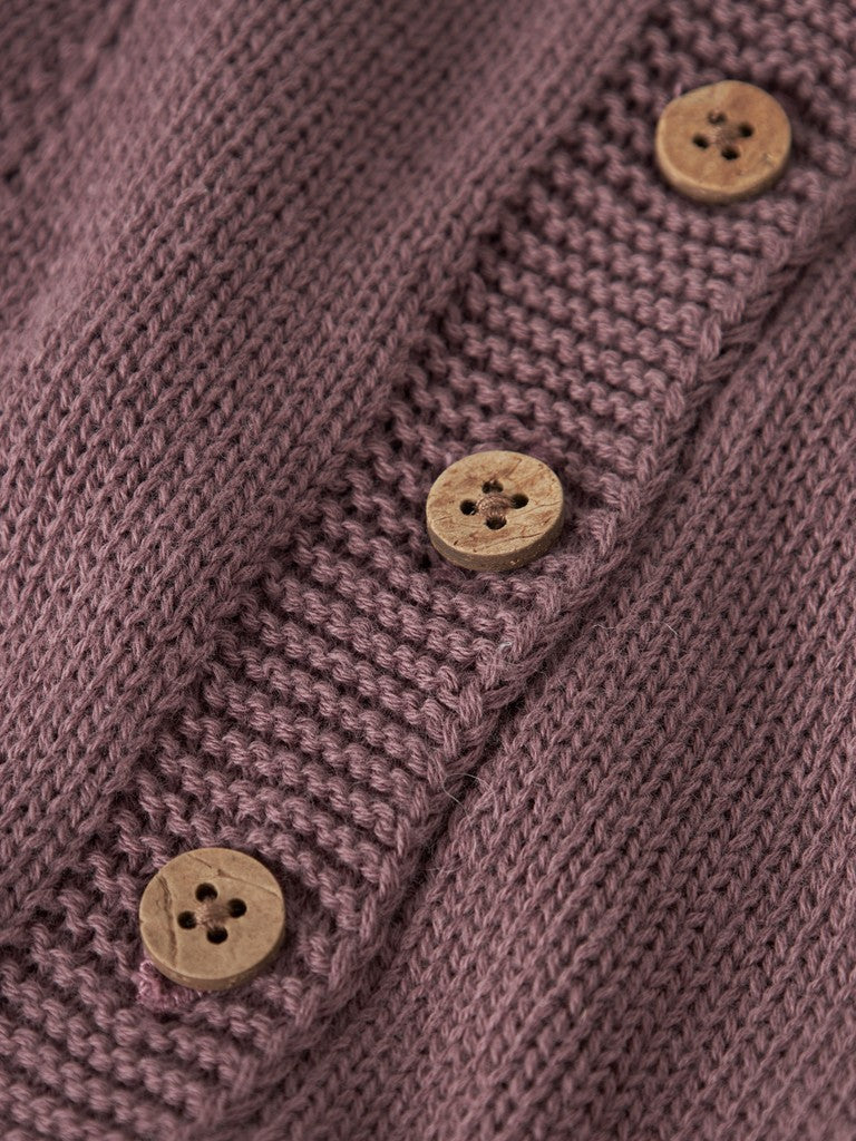 Cardigan court en maille côtelée fille enfant Lil' Atelier Mini - Ramla