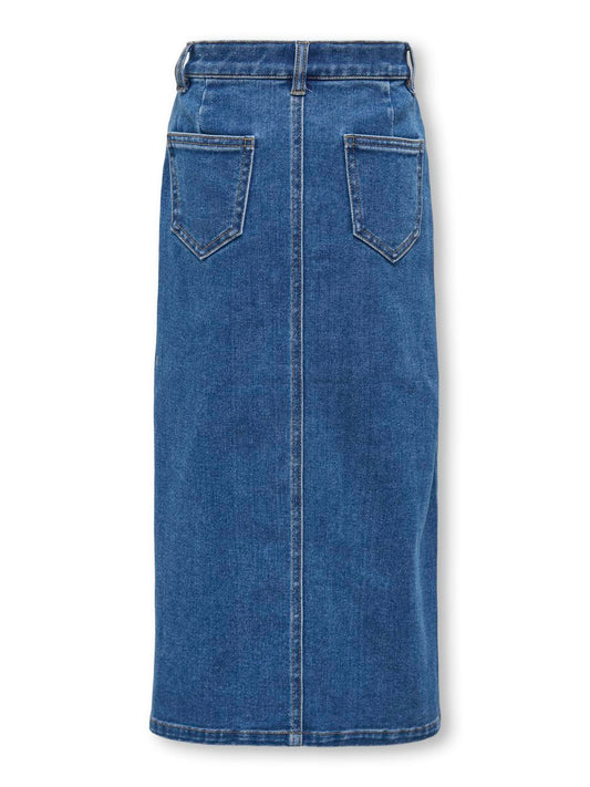 Jupe midi Kids only girl Kogsiri front slit skirt dnm gua