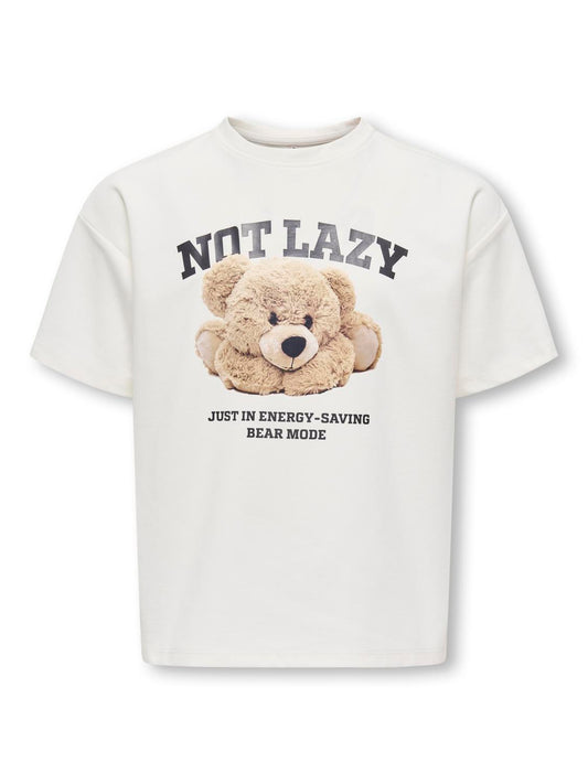 T-shirts Kids only girl Kogbillie ss loose teddy top jrs noos