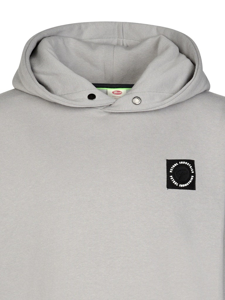 Sweat-shirt à capuche garçon Petrol Industries - Ice Grey