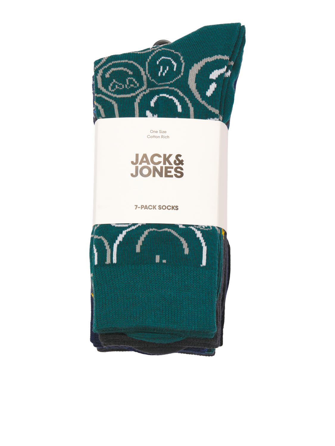 Chaussettes Jack&jones junior Jacsilas smiley socks 5 pack jnr