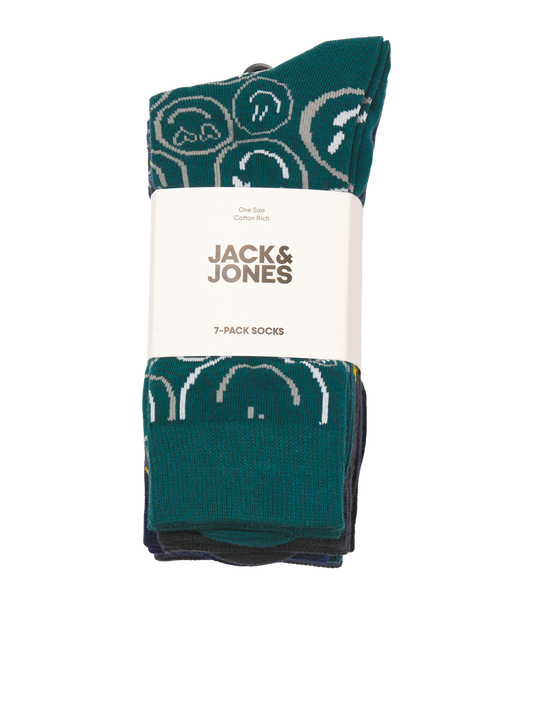 Chaussettes Jack&jones junior Jacsilas smiley socks 5 pack jnr