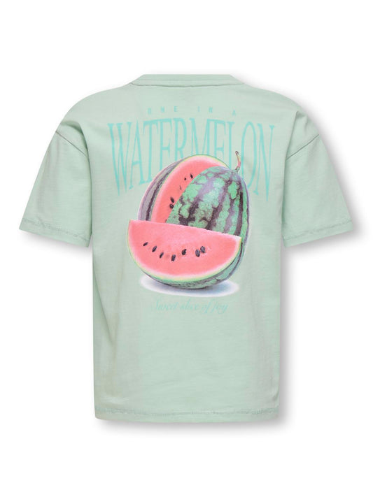T-shirts Kids only girl Koghelen life s/s loose tee jrs noos