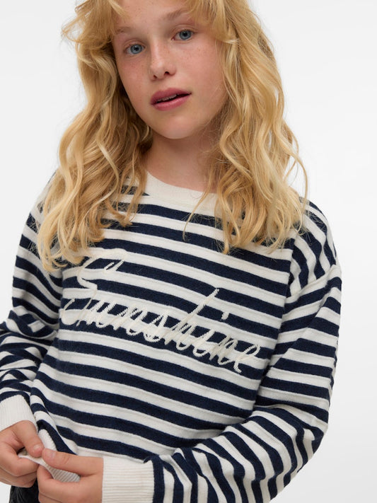 Pull-overs Vero moda girl Vmapple ls o-neck pullover boo girl