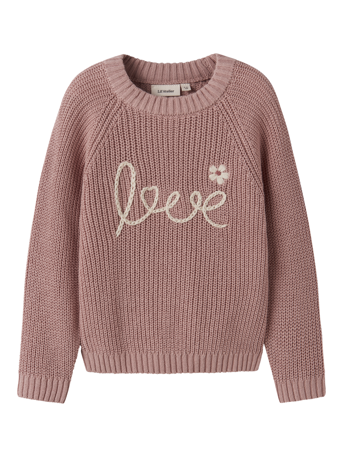 Haut en tricot Lil' atelier mini Nmfemlen emb knit lil