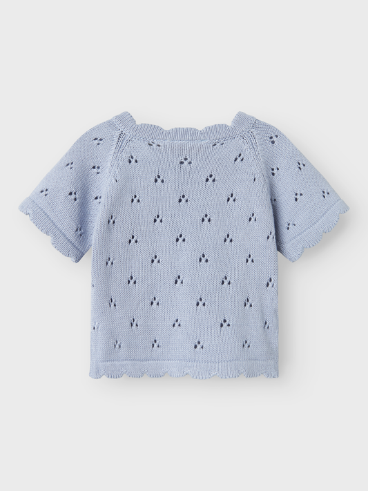 Haut en tricot Lil' atelier baby Nbfjola ss knit lil