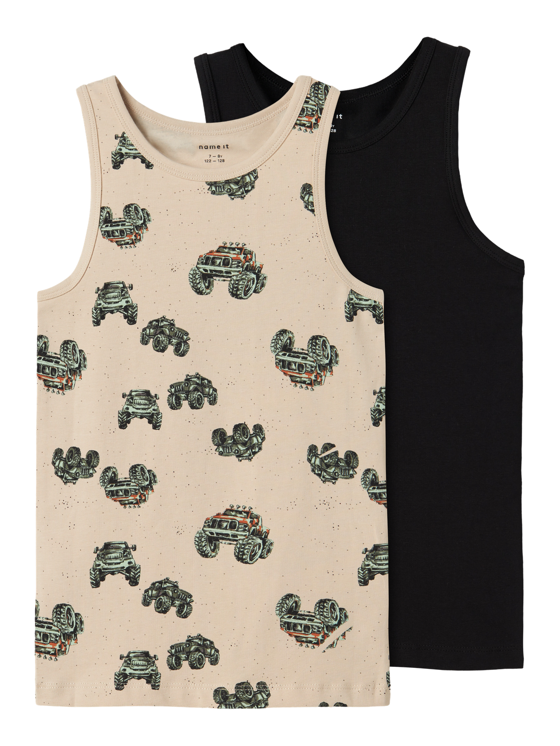 Sous-vêtements Name it kids Nkmtank top 2p peyote monster truck noos
