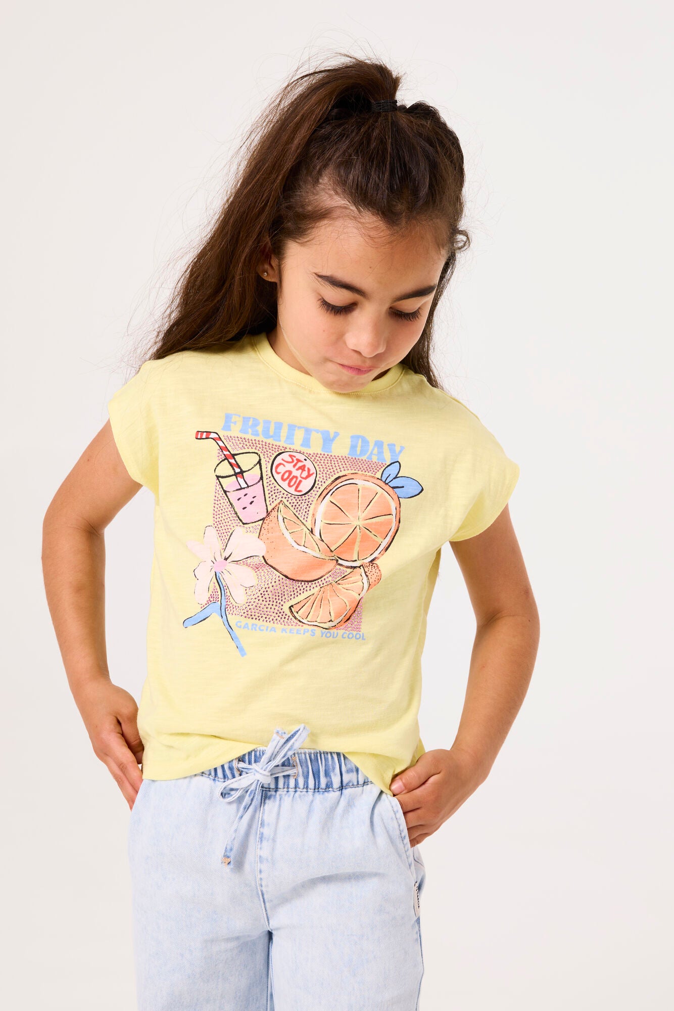T-shirt GARCIA Soft Lemon C54602