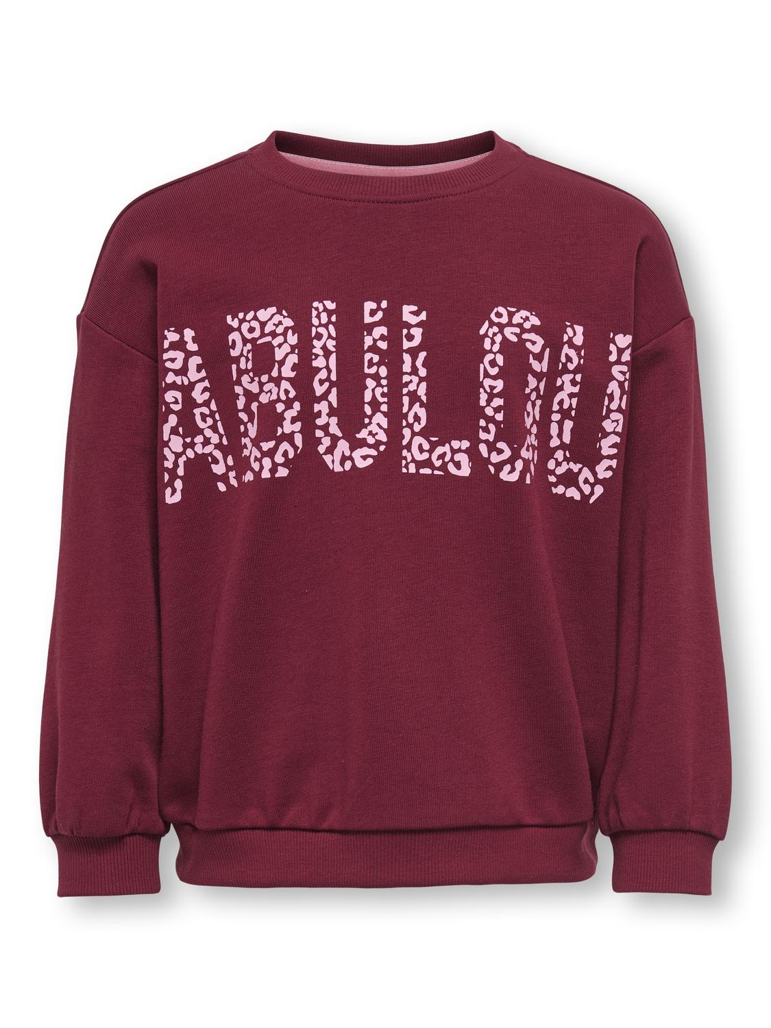 Sweat-shirt Kids mini girl Kmggeorgia life ls print ub swt noos