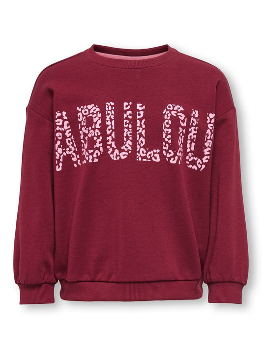 Sweat-shirt Kids mini girl Kmggeorgia life ls print ub swt noos