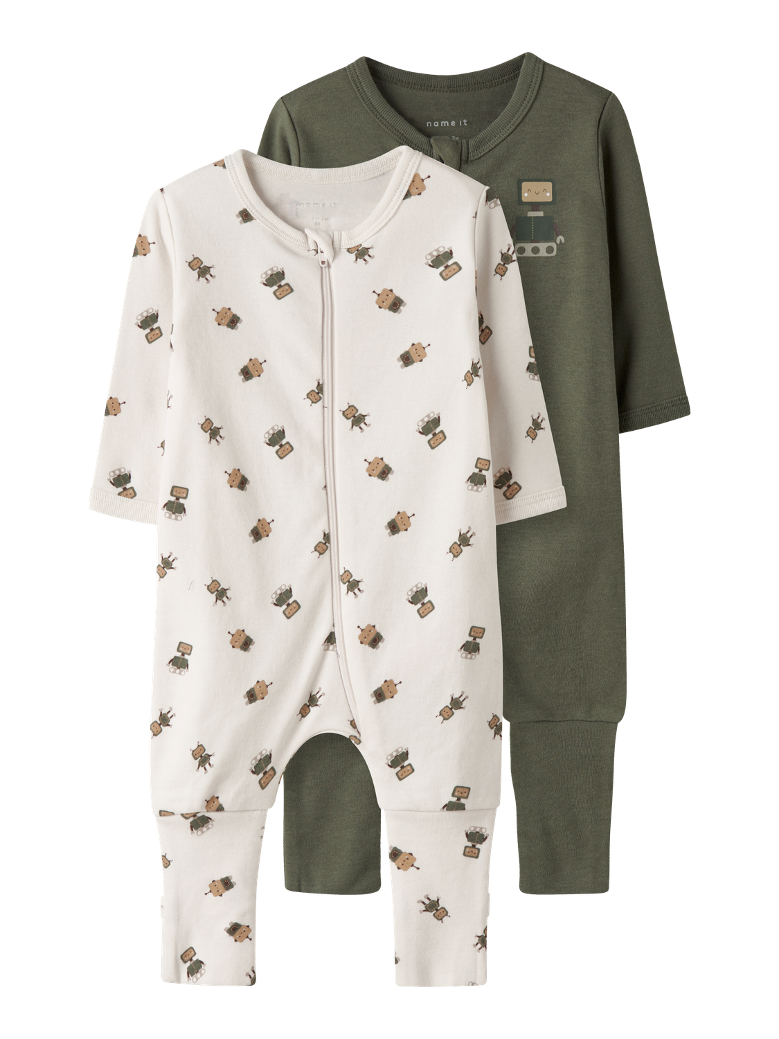 Pyjamas Name it baby Nbmnightsuit 2p zip ff robot noos