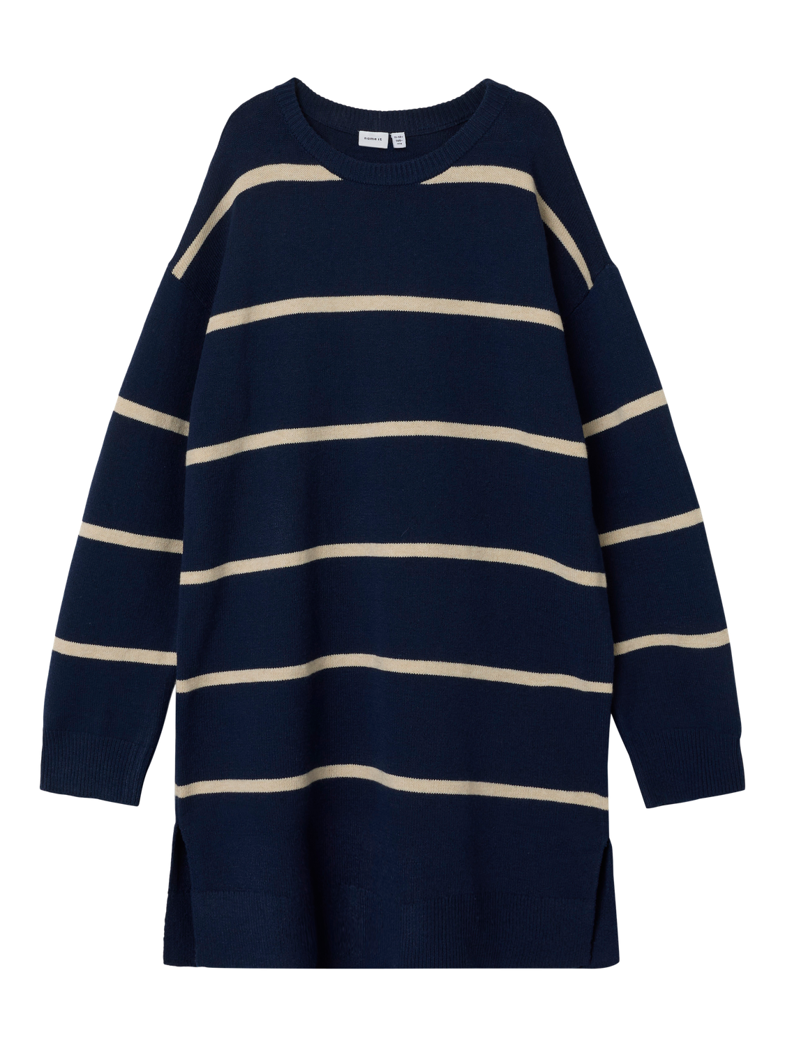 Robe midi Name it kids Nkfodett ls boxy knit dress - birth