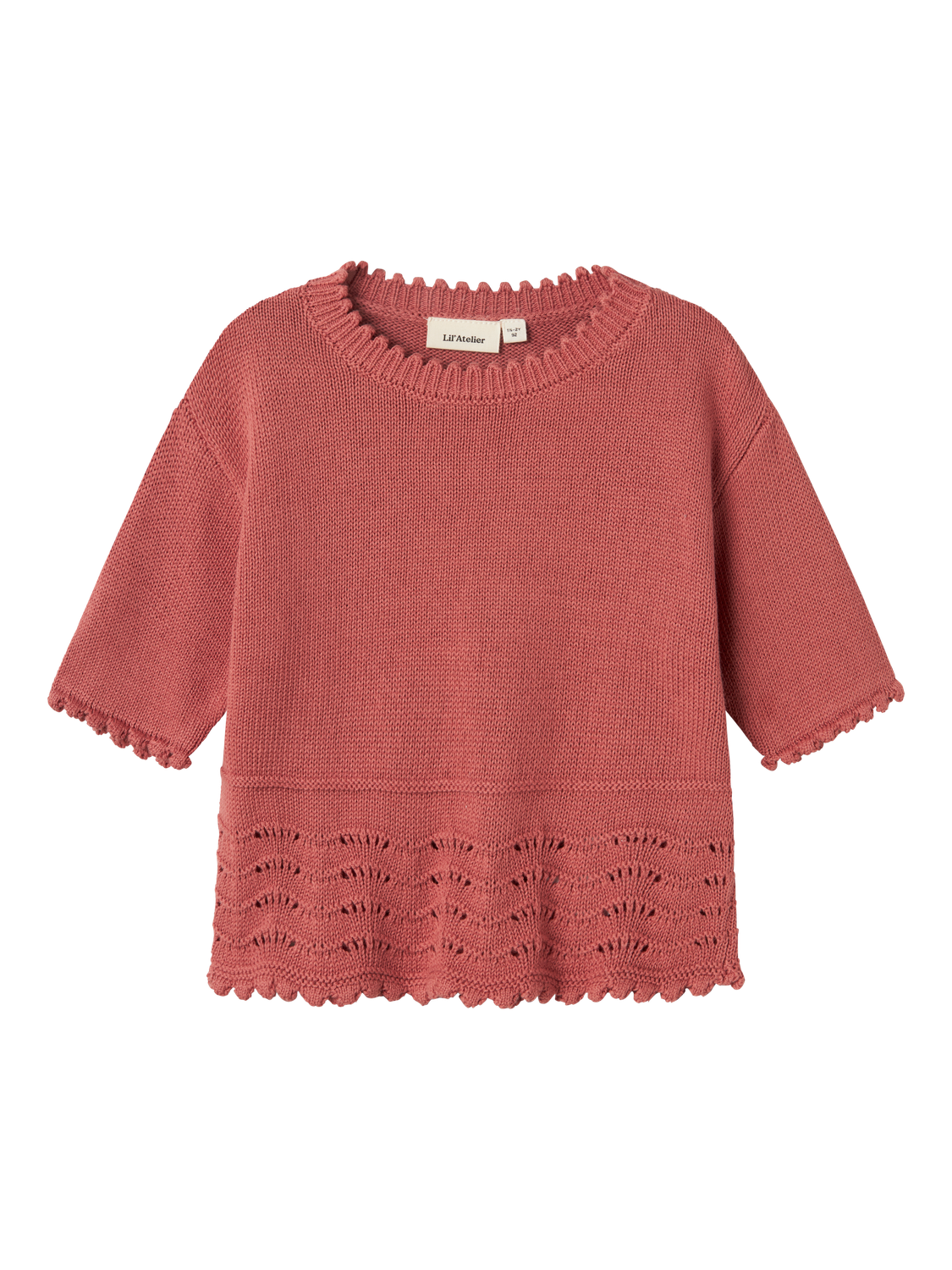 Haut en tricot Lil' atelier mini Nmflola ss knit top lil